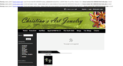 Desktop Screenshot of christinasartjewelry.com